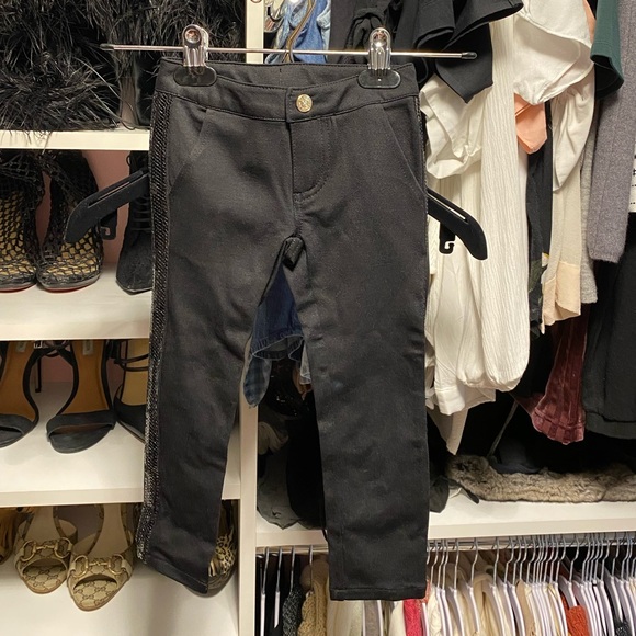 Kate Spade, Girl Toddler Size 2, Long Sleeve Shirt W/ Black Sequined Tuxedo Pant - Picture 9 of 16